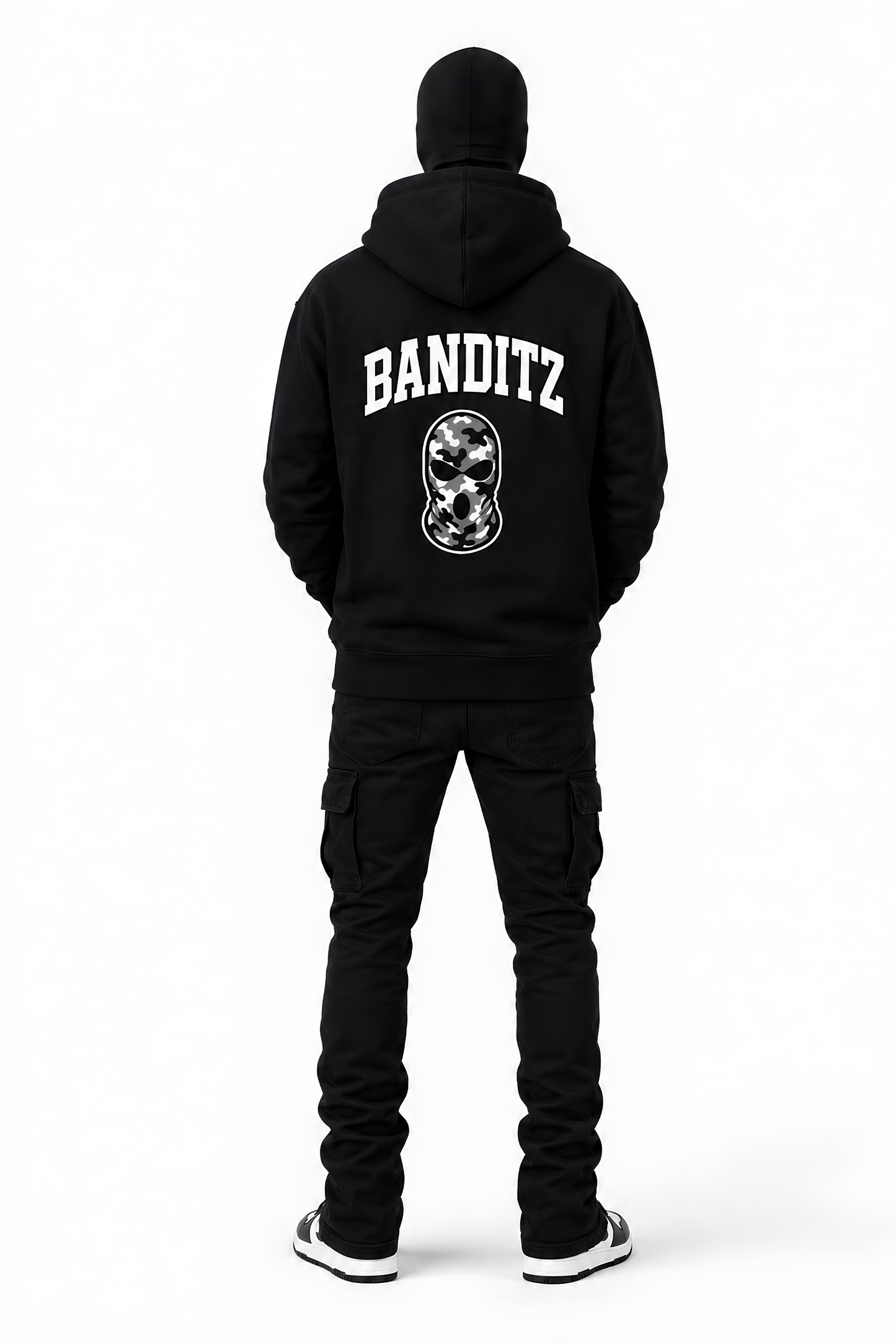 SKII MASK BANDITZ™ Black Camo Hoodie