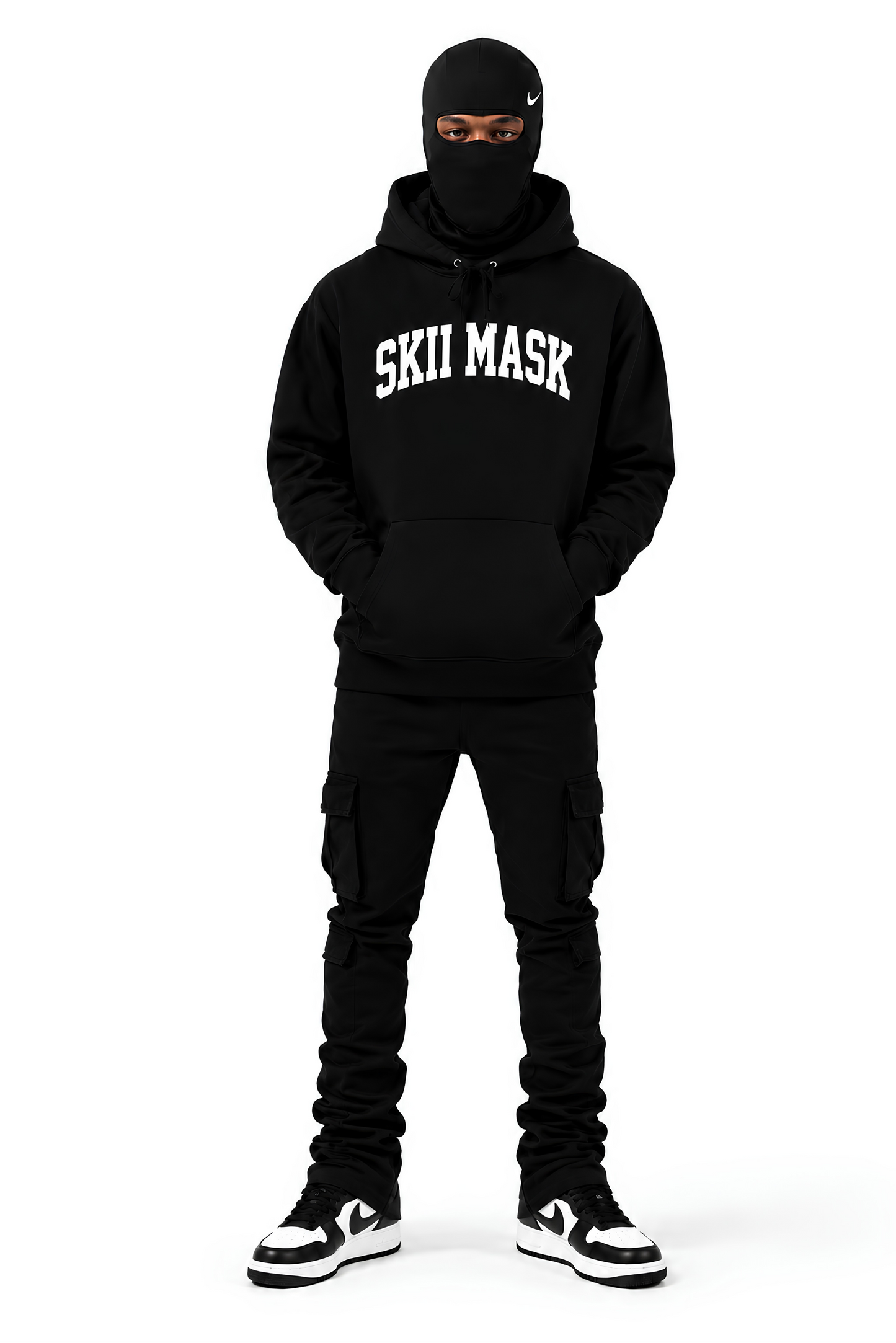 SKII MASK BANDITZ™ Black Camo Hoodie